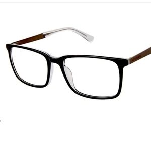 Tura SuperDry M003T Men Eyeglasses Frames RXable Black NWT